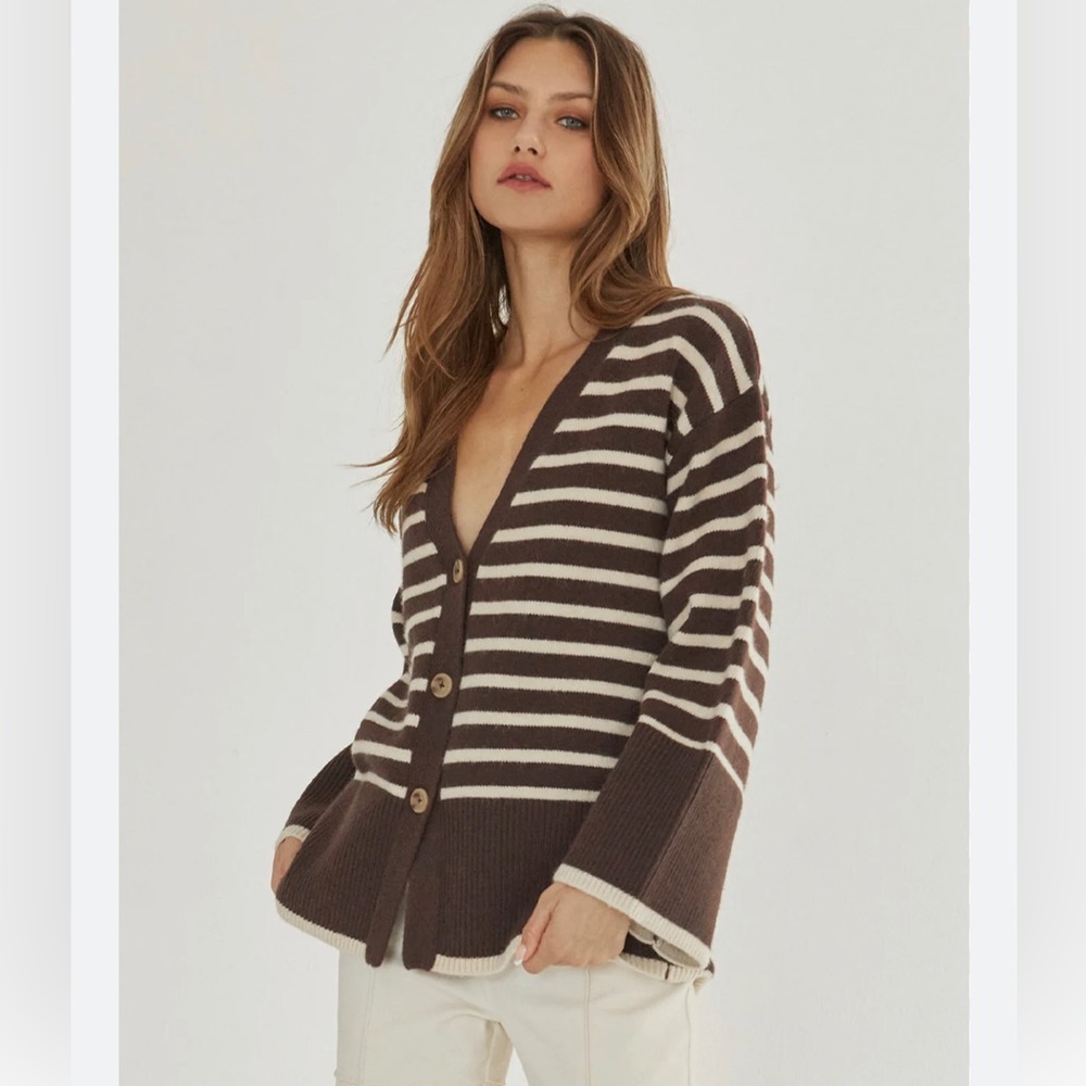Laura Stripe Cardigan